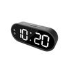 Small Alarm Clock LED Temperature Snooze Dual Alarm USB Mobile Phone Charging Automatic Light-sensing Backlight Mirror Alarm Clock