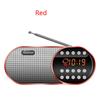 Portable Mini FM Radio Wireless Bluetooth 5.0 Speakers TF\USB\LED Flashling Function Support 3.5mm Earphone MP3 Player
