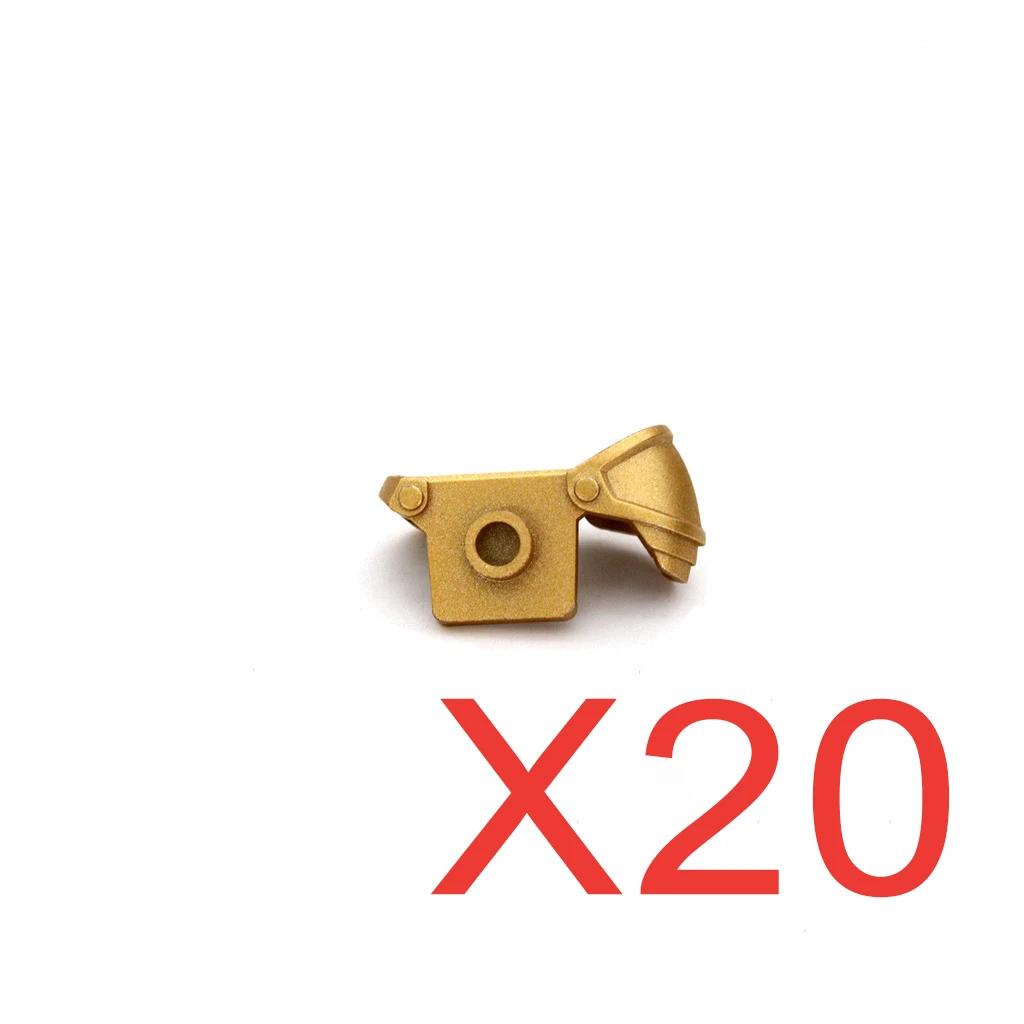 MOC Medieval Military Building Blocks Weapon Figure Accessories Shoulder Armour Helmet Bow Cape Hat Sword Brick Toy Gift X038