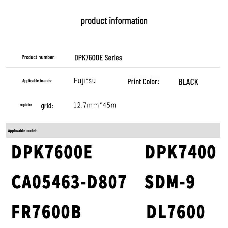 Fujitsu DL7600/DPK7600E/DPK7400 Ribbon Holder (CA05463-D807)