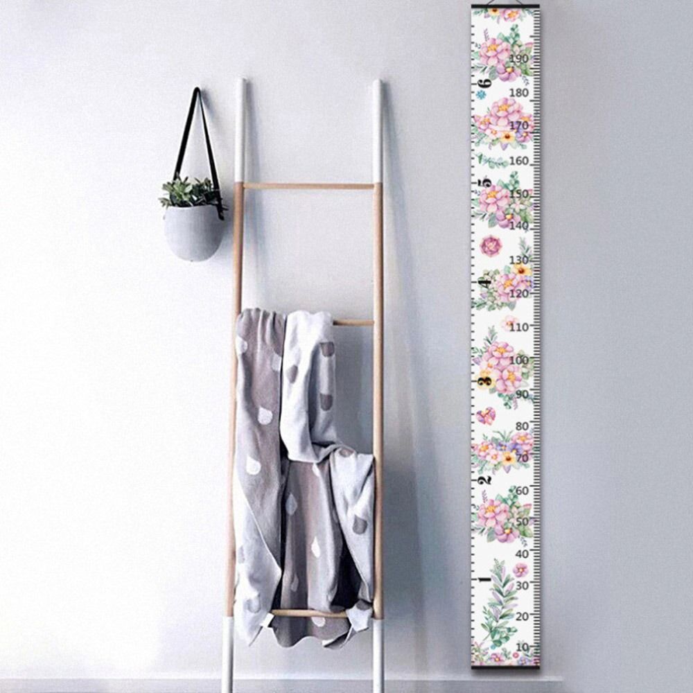 Tkaninowa Miarka Wzrostu Dziecka Kreskówka Wisząca Na Ścianie Miarka Pomiarowa Dekoracja Domu