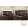 Real Carbon Fiber Dashboard Side Air Vent Outlet Cover For Ford Mustang 1996-03