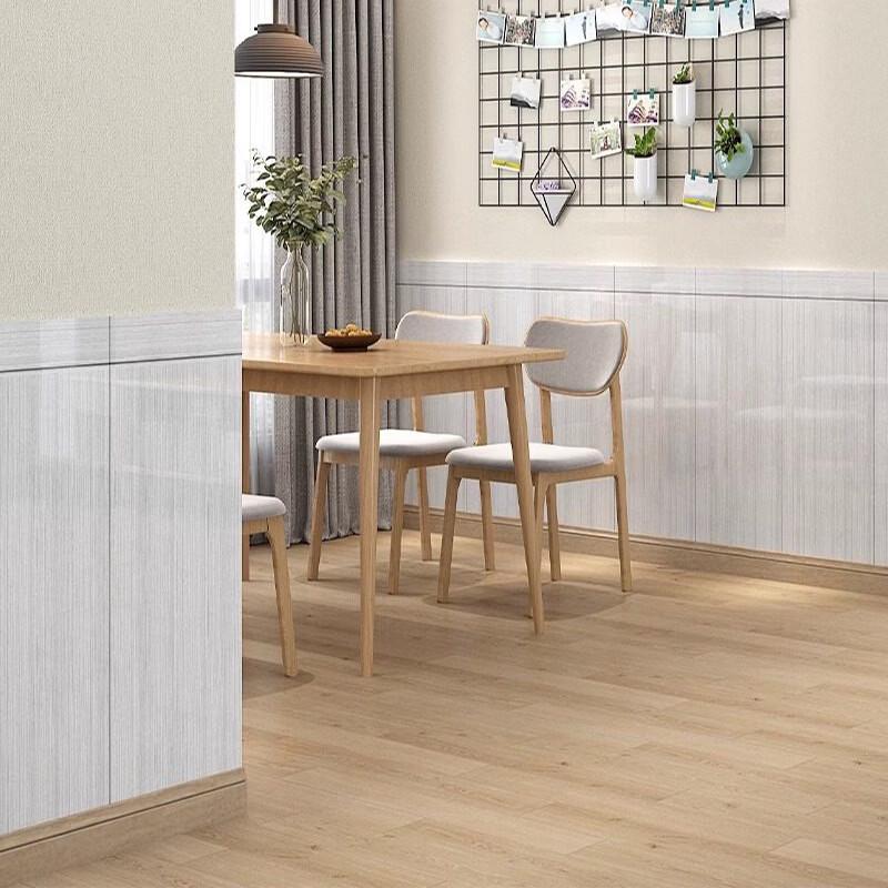 Self-Adhesive Yellow Pine Wood Grain Wall Wainscoting Panel