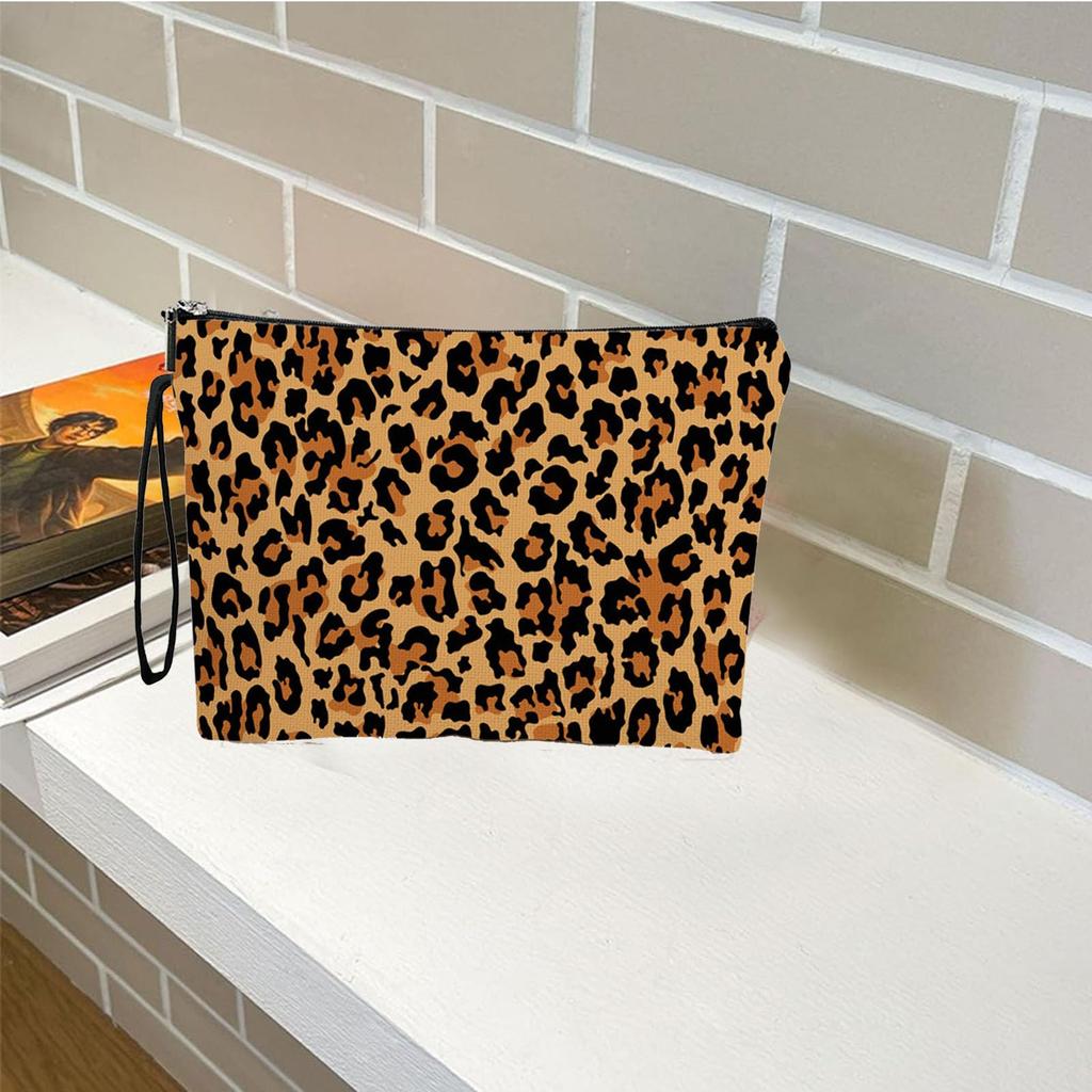 Yodilala Character Pouch This lightweight pouch is perfect for and Leopard 3-Piece Set cute, shopping, dining, dates. design.