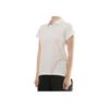 Adidas Solid Color Quick-Dry Sports Polo Shirt Women Tops White DV2254