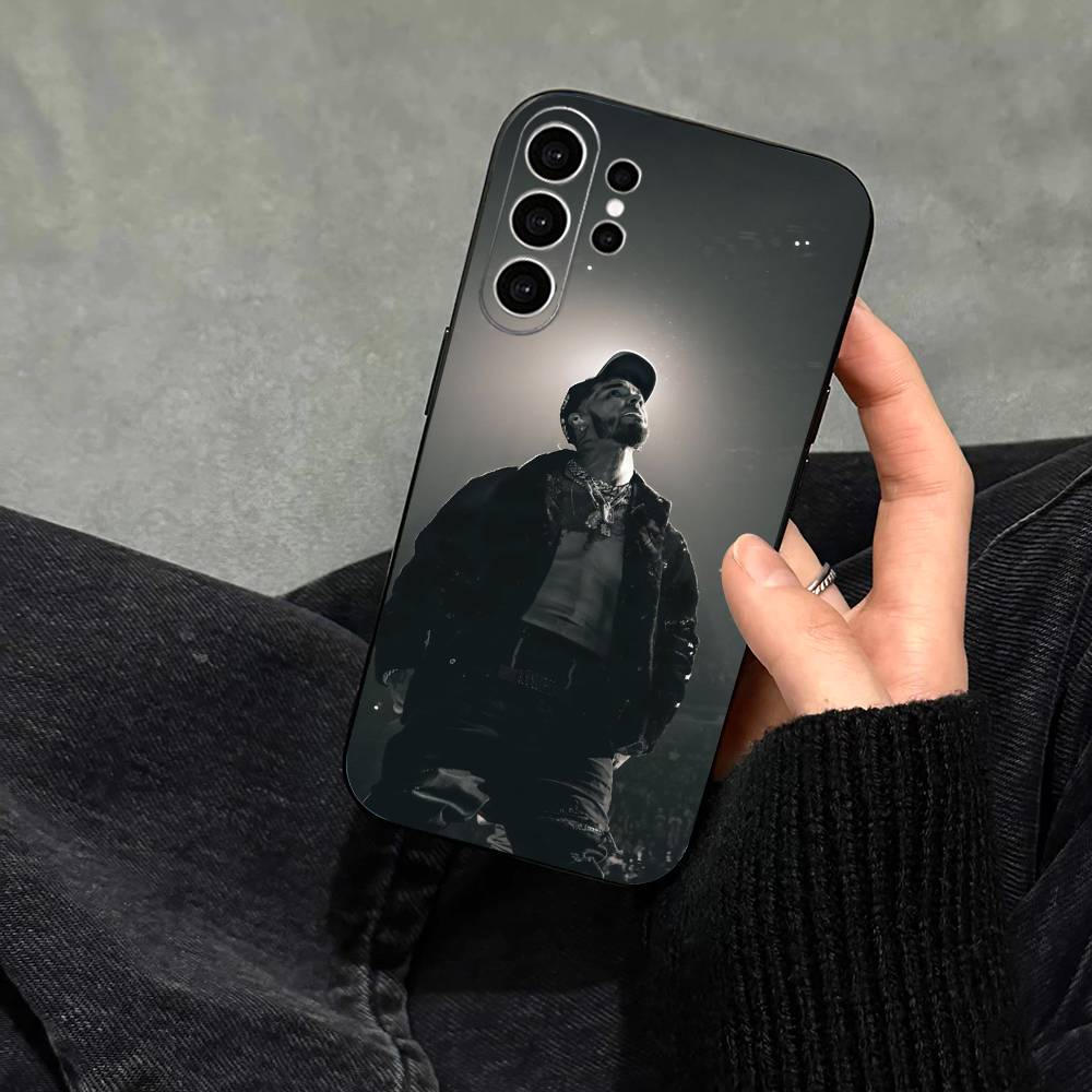 Anuel AA-Real Hasta La Muerte Handyhülle Für Samsung S25,S24,S21,S22,S23,S30,Ultra,S20,Plus,Fe,Note,10,9,5G Schwarze Hülle