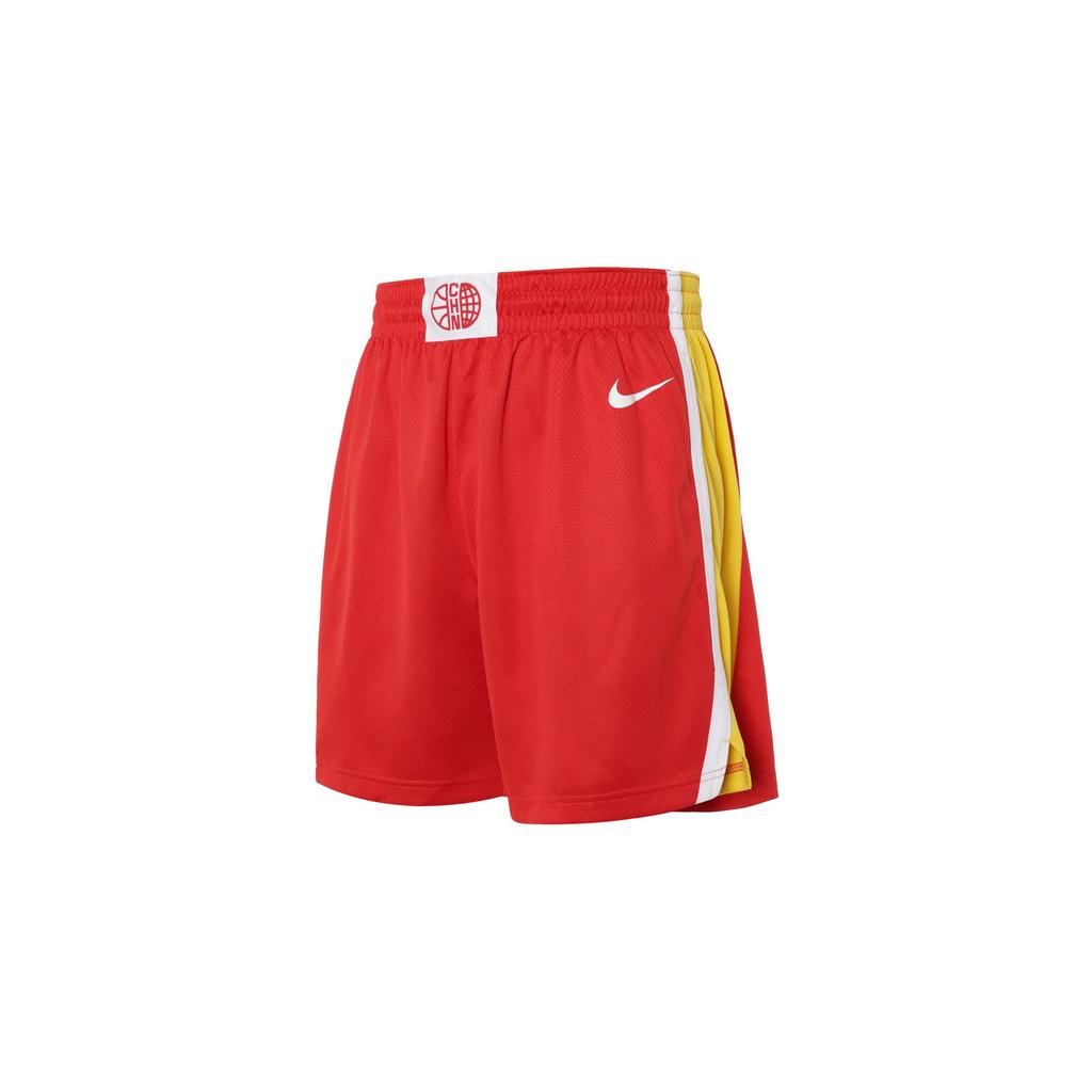 Nike Chiny Damska Drużyna Koszykówki Seria Olimpijska Logo Codzienne Wygodne Stylowe Sznurowane Szorty o Średnim Stanie Damskie Szorty Kolor: Czerwony Kometa FQ0465637