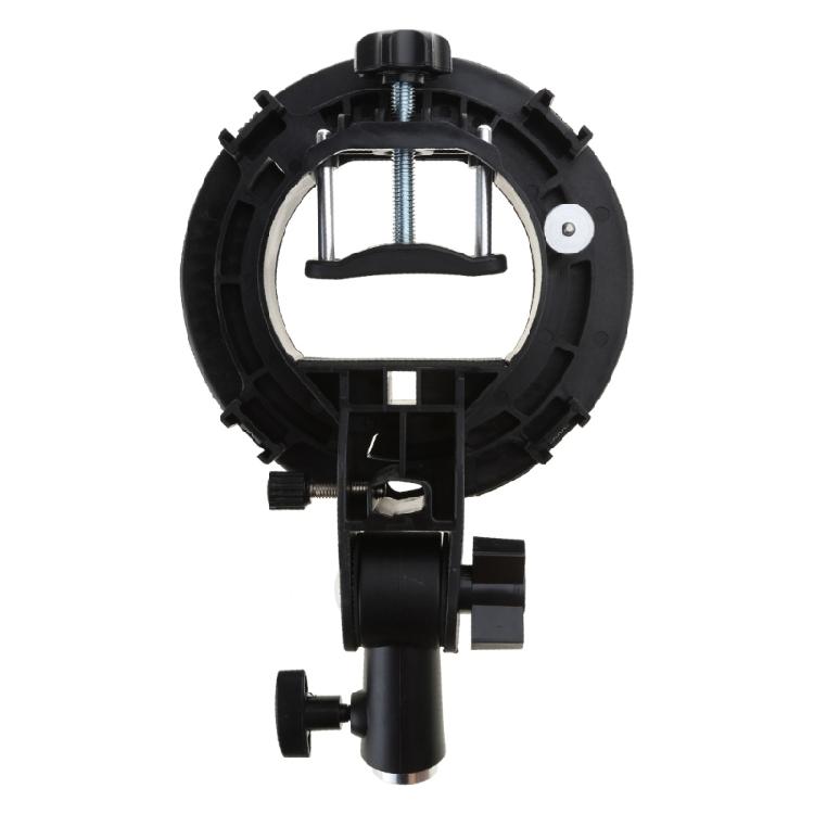 Speedlite Mount Adapter Bracket for Flash Light Softbox Snoots S-Type Grip Stand