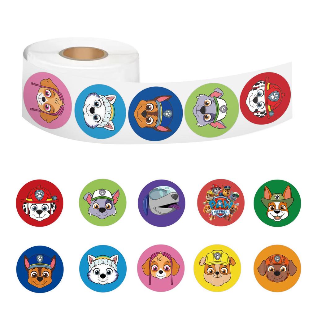 500 Cartoon Paw Patrol Stickers for Journals & DIY Projects