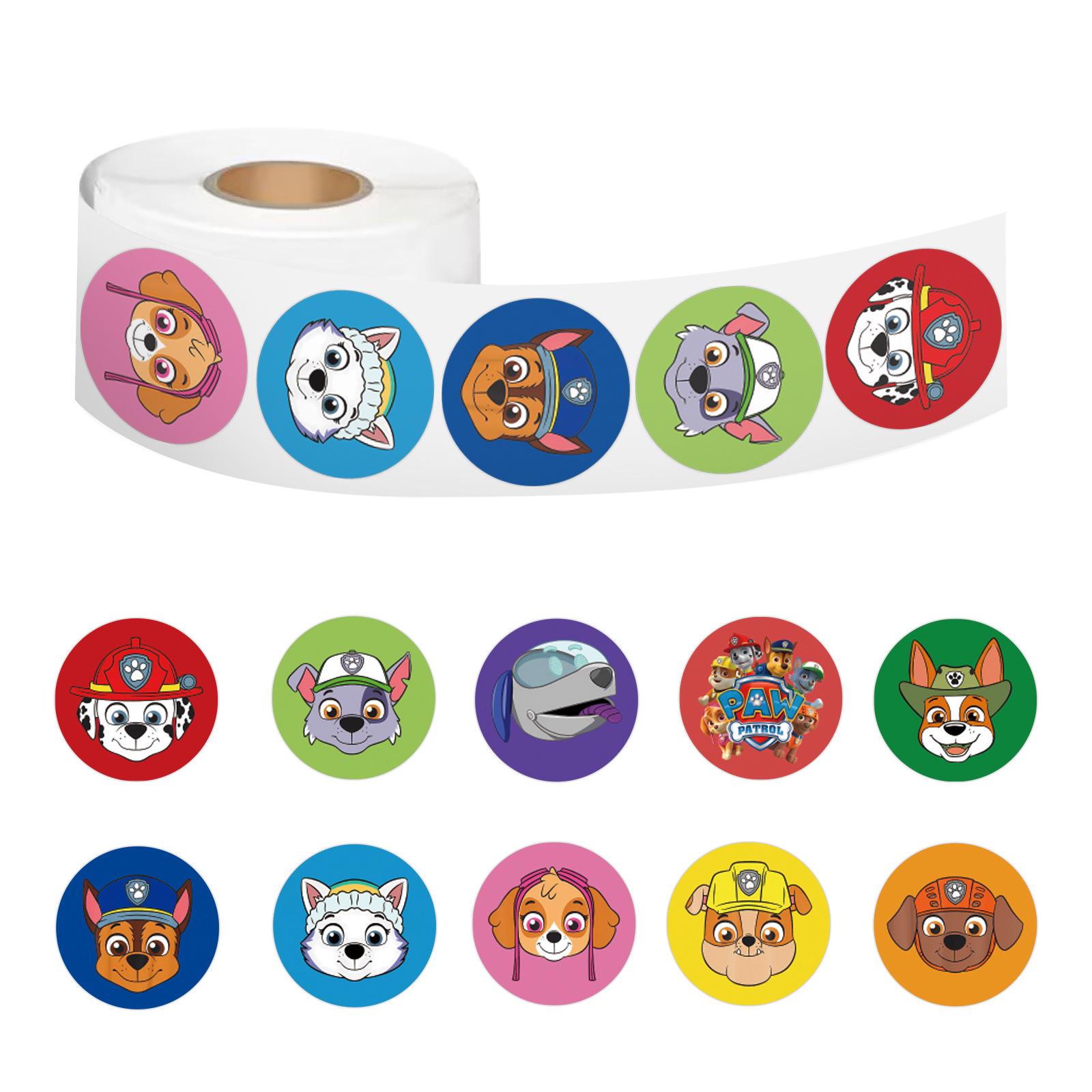 

500 Cartoon Paw Patrol Stickers for Journals & DIY Projects