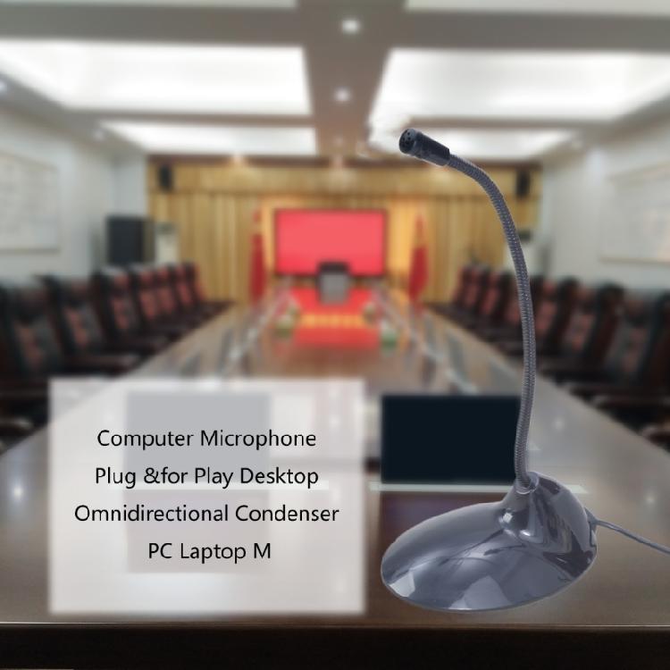 Intelligent Noise-Canceling Computer Omnidirectional Microphone Recording Mic