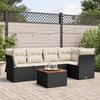 VidaXL Garden Lounge Set with Cushions 6 Pcs, Sofas with Adjustable Feet, Outdoor Furniture Set Patio Terrace, 3223627