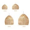 Chinese Style Handmake Rattan Pendant Lights Vintage Hanging Lamps Living Dining Room Loft Home Decor Cafe Restaurant Lighting