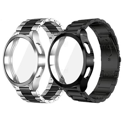 Metal Stainless Steel Strap for Samsung Galaxy Watch 6/5 40mm 44mm For Galaxy Watch 6 Classic 43mm 47mm Bracelet Protective Case