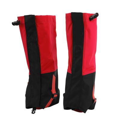 Kinder-Wüstensandfeste Schuhüberzüge, Gamaschen, Stiefelüberzüge zum Wandern und Reiten(rot )