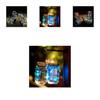 Premium Quality Led Fairy Light Solar Mason Jar Lid Light Color Changing For Yard And Room Decor