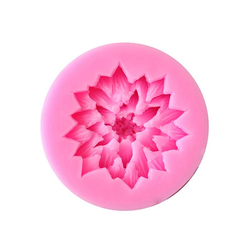Lotosový květ silikonový fondant dortové formy Forma na čokoládu na pečení