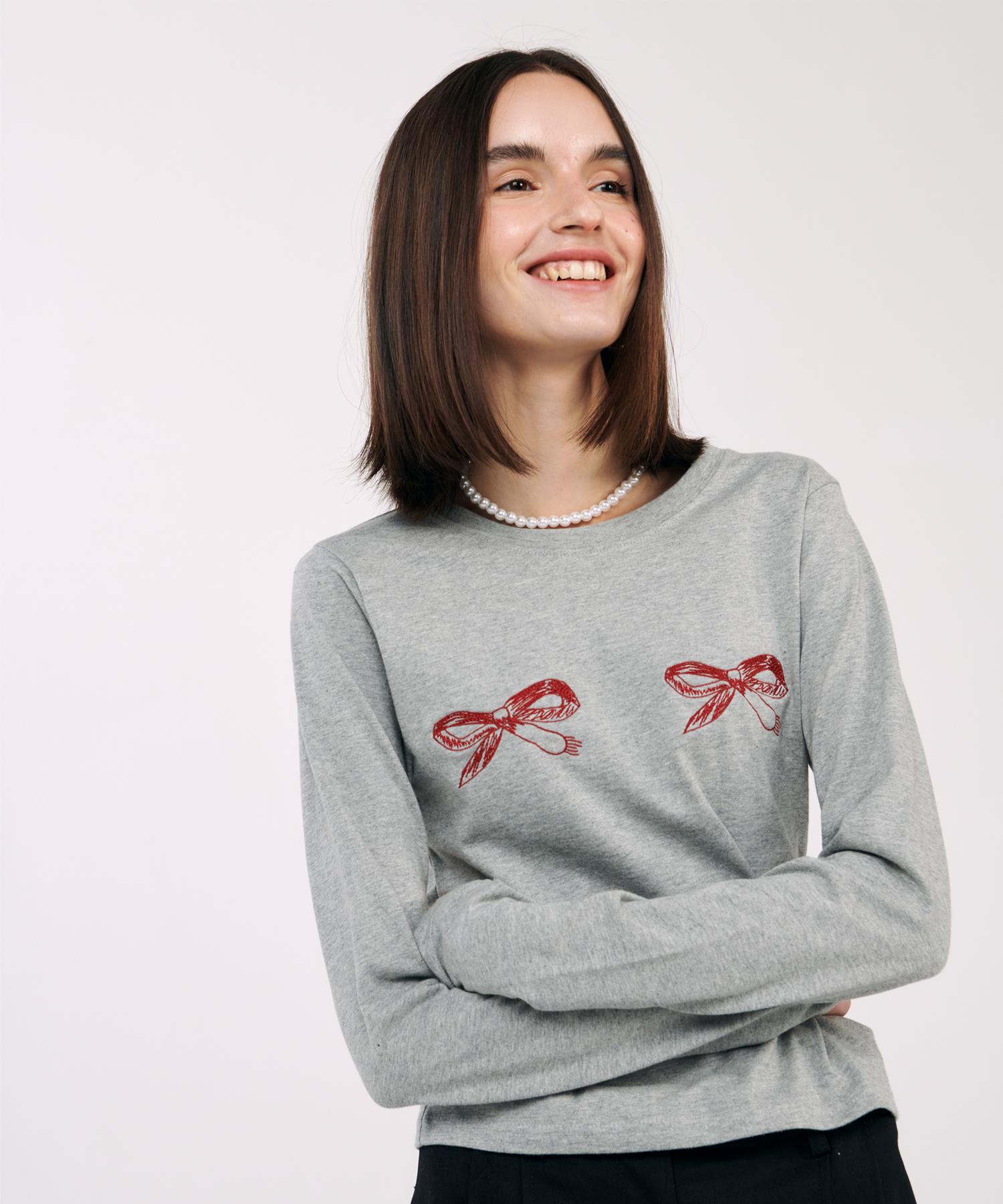 Twenty Forty Pa Ribbon T-Shirt Gray Gray