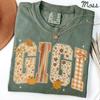 Gigi Comfort Colors Shirt, Autumn Grandma Shirt, New Fall Grandma Tshirt, Tee, Gifts