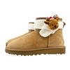 UGG CLASSIC MINI Sheepskin Thermal Abrasion Resistant Short Snow Boots Women's Chestnut 1016222-CHE(Team478-)