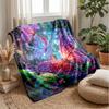 Fairy with Star Wand and Butterflies Theme blanket Lightweight Warm Flannel Blanket Decorative Throw Blanket for Home Decoration