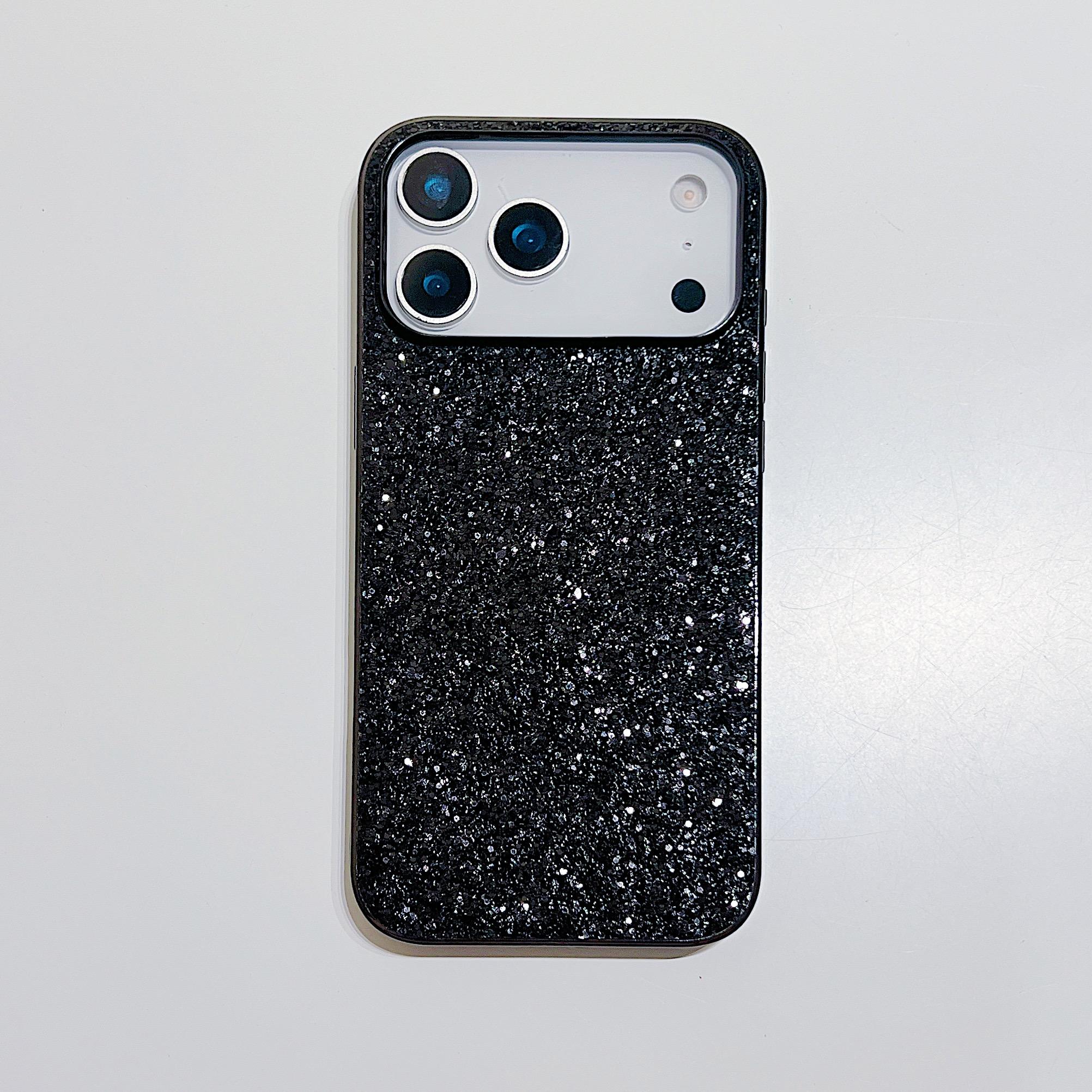 

Bling Glitter Sequins Phone Case For iPhone 17 Air 16 15 14 13 12 11 Pro Max Plus 16E 8 7 SE 3 2 Plating Shockproof Cover iPhone 15 Pro
