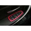 Window Lock Lift Panel Trim Frame For BMW 3 4 Series GT 2013-2019 Red Aluminum
