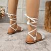 Strap Women Shoe  Summer New Retro Women Plat Heel Temperament Comfort Women Sandal Versatile Fashion Party Shoes