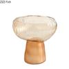 Gilded Transparent Glass Vase Wrinkled Texture Flower Pot Table Decoration Flowers Arrangement Floral Vases Room Aesthetic Decor