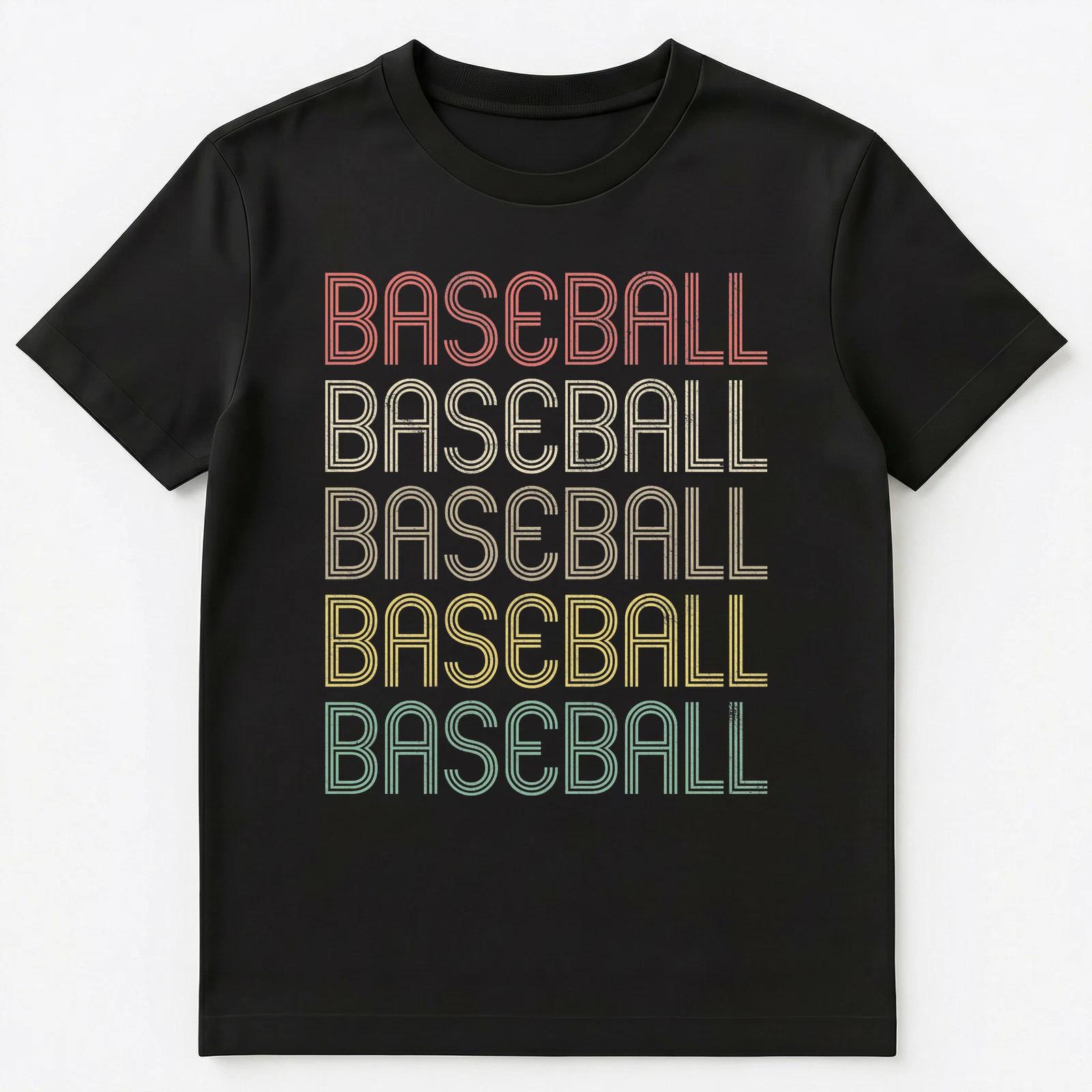 Retro Style Baseball Unisex T-Shirt 4XL