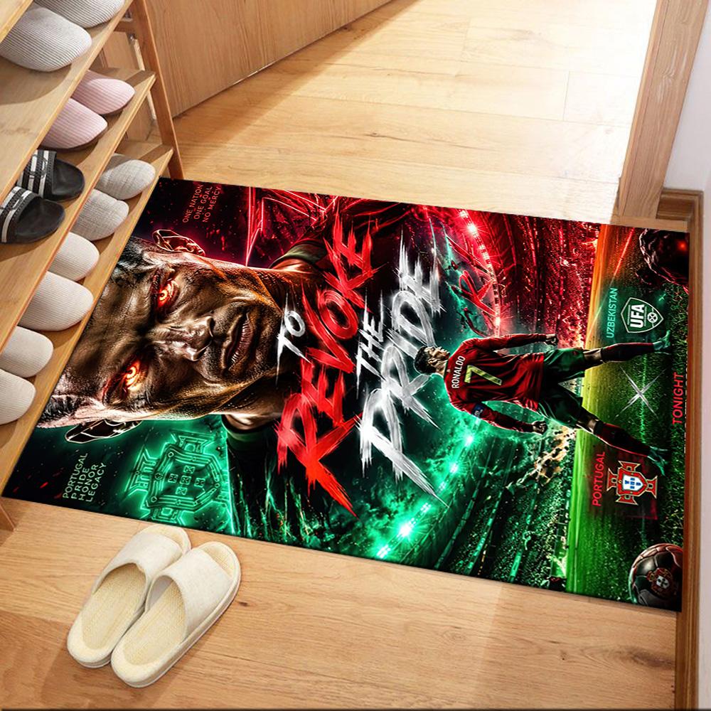 Cr7 Speed Power Legend Square Rugs Are a Great Choice for Living Rooms, Bedrooms, Home Décor, and As Gifts.