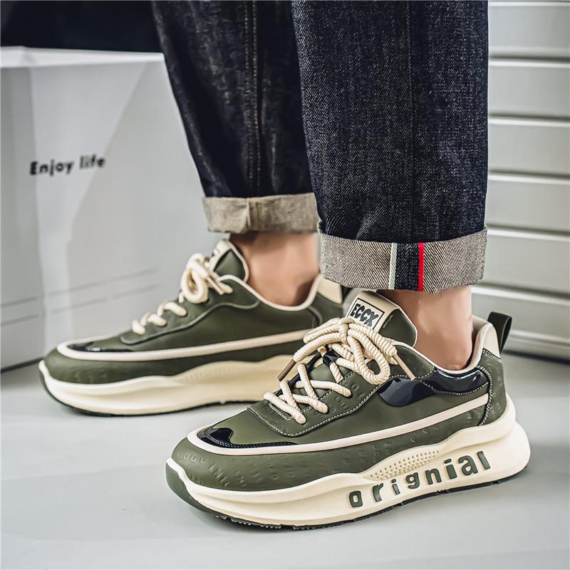 Fashion Trendy Men Sneakers 2025 New Spring Versatile Men's Casual Sports Shoes Outdoor Anti Slip Trainers Athletic Sneakers