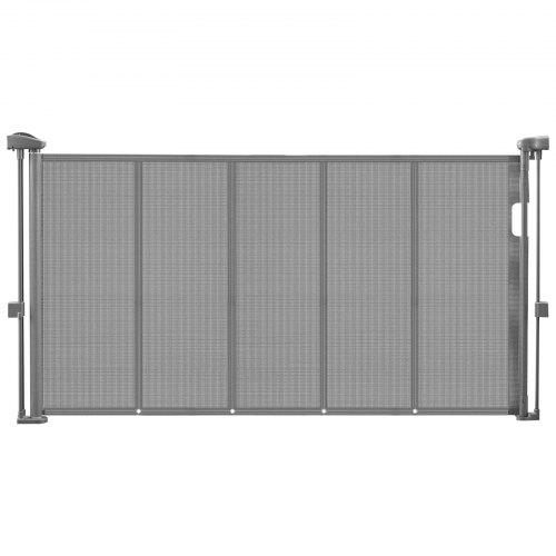 VEVOR Retractable Baby Gate, 870 Mm Tall, Extends Up To 1400 Mm Wide, Retractable Gate for Kids or Pets, Mesh Material