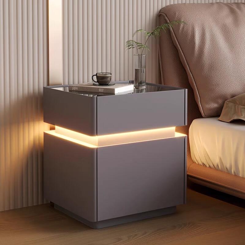 Italian Minimalist Smart Bedside Table