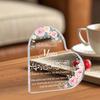 Mother's Day with Arabic Calligraphy- Acrylic Desktop Ornament, Four Seasons Decoration, Novelty Home Decor, Perfect Durable for Bedroom, Store