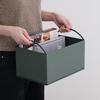 Luxury Leather Desktop Storage Tray for Cosmetics & Sundries