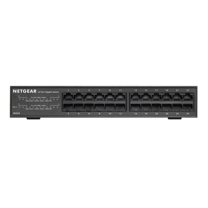 Switch non manageable 24 ports - NETGEAR - GS324-200EUS - Gigabit Ethernet - 24 ports