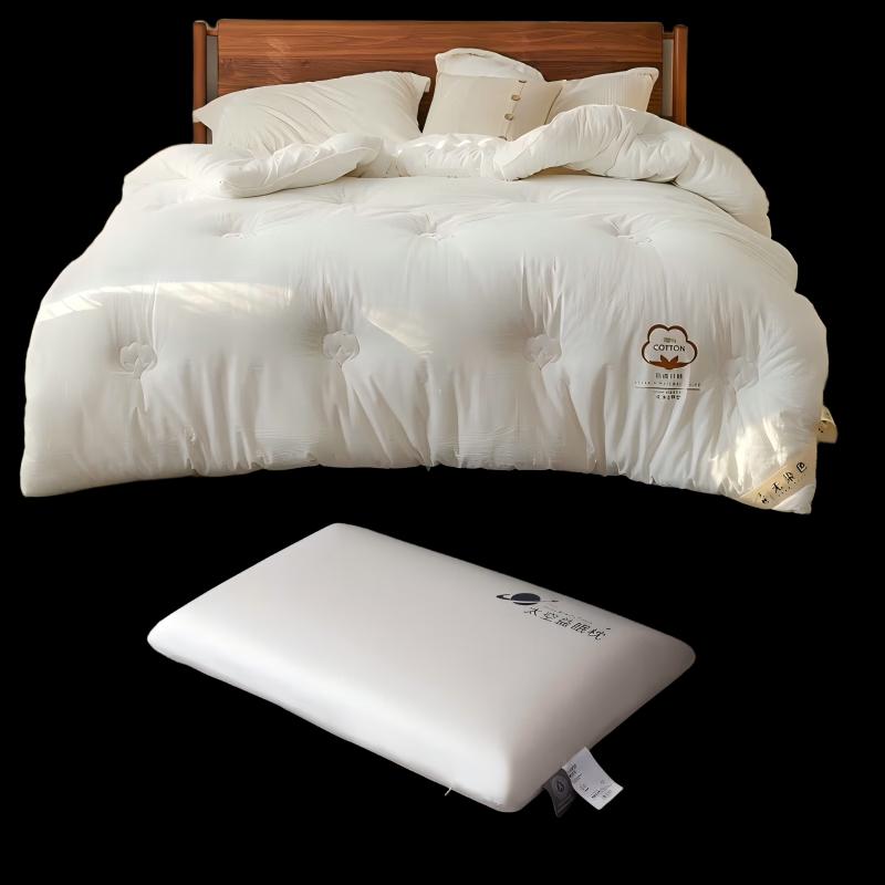 Fangwang All-Cotton Quilt and Pillow Set