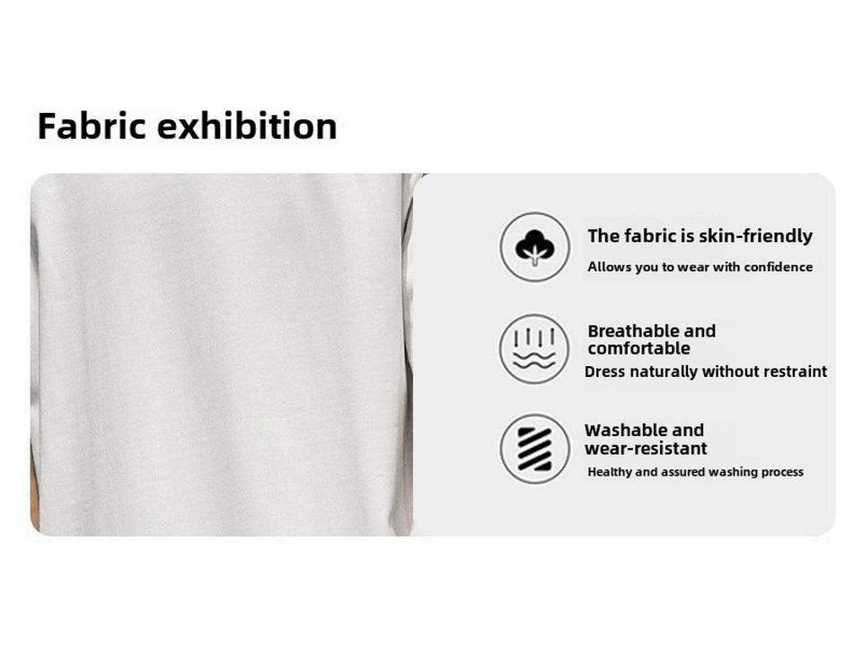 Men's Short-Sleeve Cotton Loose Print Round Neck Tee