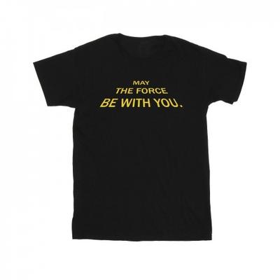 Camiseta para hombre "May The Force Opening Crawls"