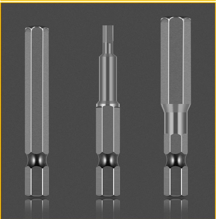 Erweiterter S2 Magnetischer Sechskant Bit Elektrischer Schraubendreher Schraubenschlüssel