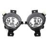 Clear 2PCS Set Fog Light Lamp Front Bumper Spotlight Fits For BMW X5 E70 2011-2013 63177224643 63177224644