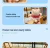 Cartoon West Highland Plush Keychain - Cute Girl Doll Backpack Pendant