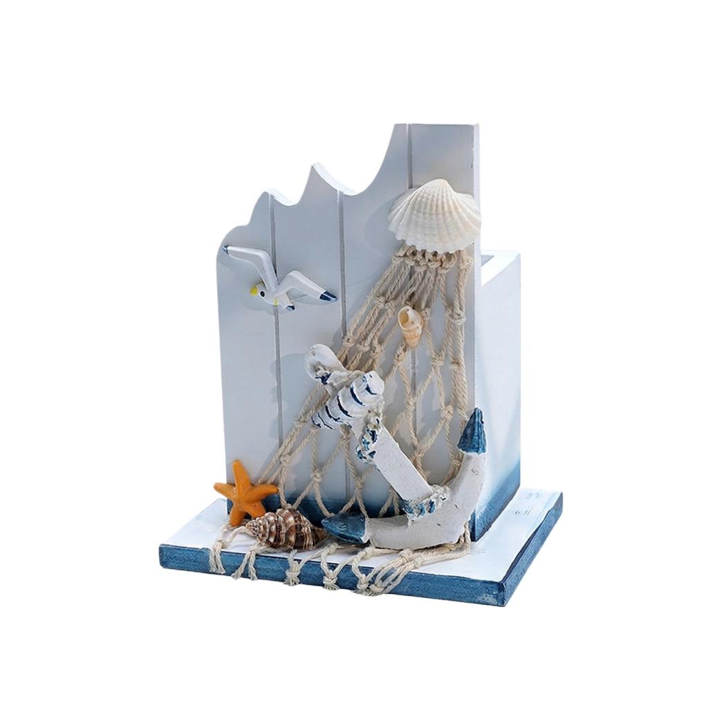 Vintage Penhouder Organizer, Luxe Bureau Opbergdoos voor Thuis Studie Bureau Decoratie Cadeau