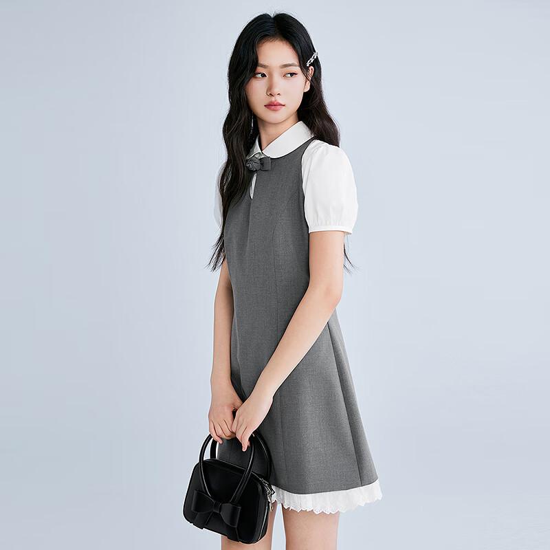 LEDIN Sleeveless High-Waist Mini Dress