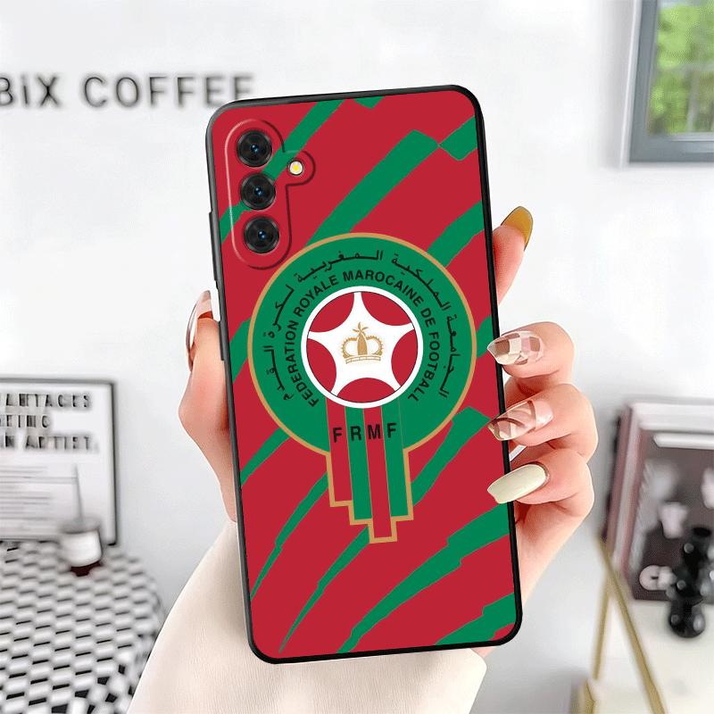 Morocco Flag Soft Phone Case for Samsung A17 A37 A57 A16 A26 A36 A56 A15 A25 A35 A55 A14 A24 A34 A54 A13 A23 A33 A53 A52 A12