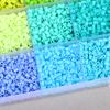 24Colors/Set Each Grid Contains 400Pcs Mini Beads Fuse Beads Puzzles Beads For Kids Diy High Quality Puzzles Handmade Gift Toy