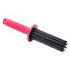 2 Pcs Curling Roll Comb Non Slip Curly Hair Tool Volumizing Styler with 17 Rounded Teeth