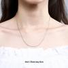 925 Sterling Silver Chopin Necklace Chain for Women & Men - Simple Clavicle Design