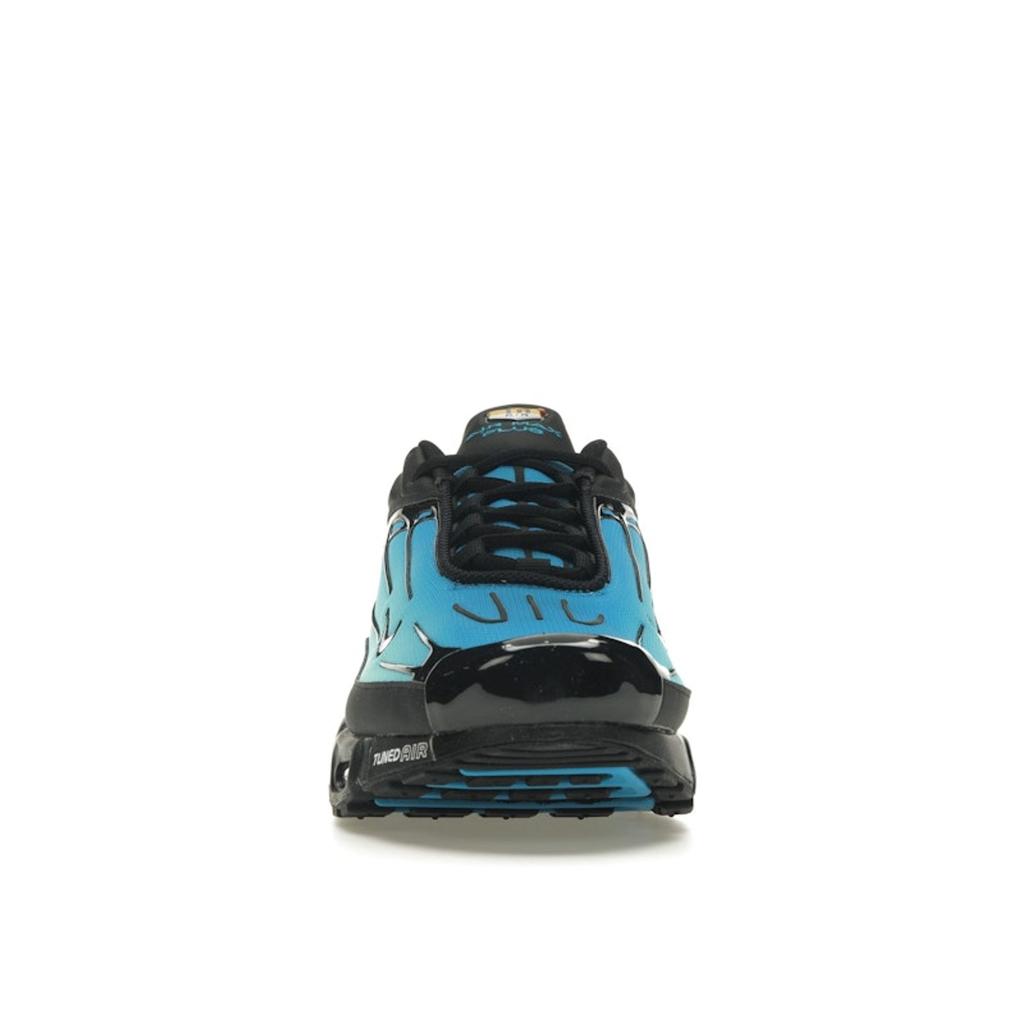 Nike Air Max Plus 3 Black Laser Blue Men Sneakers White FQ2417-001